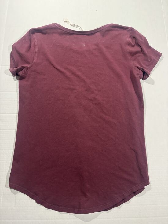 Lululemon Tops - Lululemon Women's Solid Purple Crew Neck Short Sleeve Stretch Pullover T-Shirt
